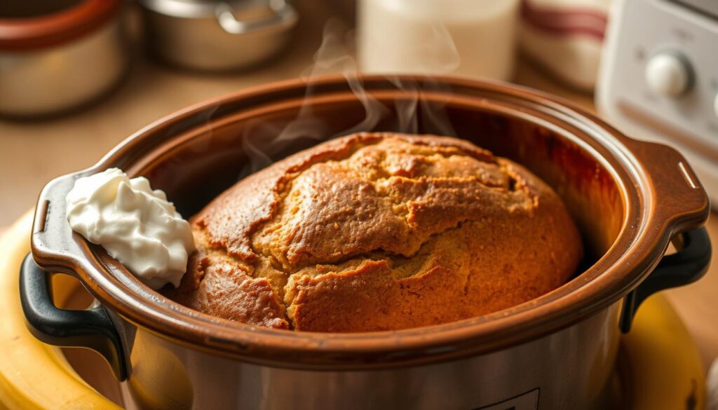 Crockpot Banana Bread