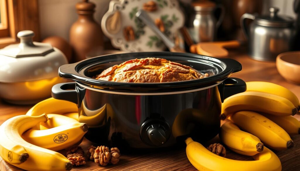 Crockpot banana bread