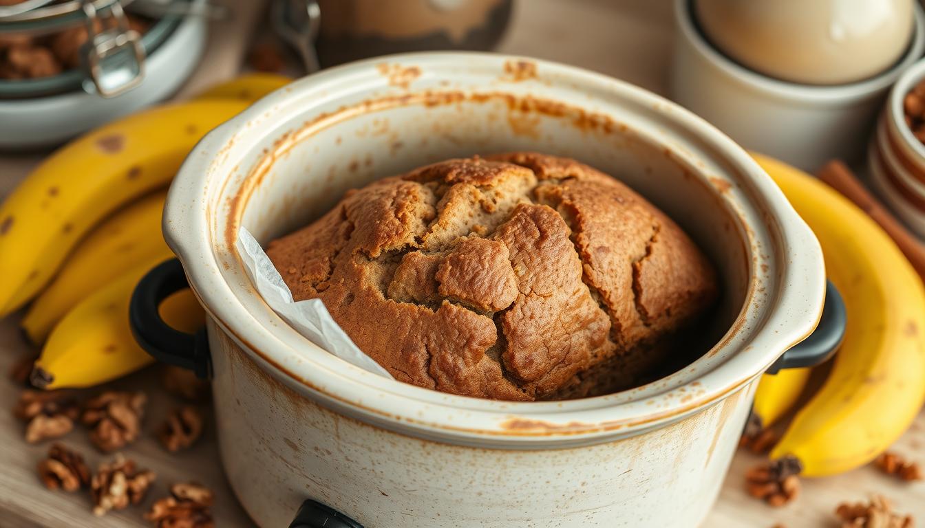 Simple banana bread crockpot recipe