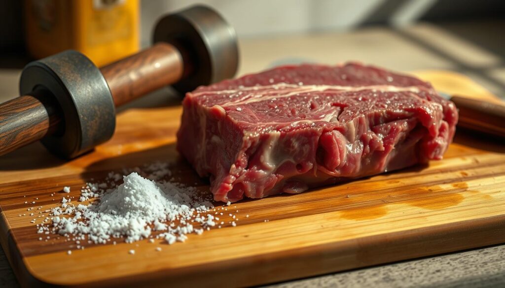 tenderizing round steak