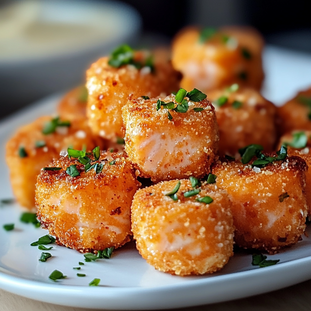 Crispy Bang Bang Salmon Bites