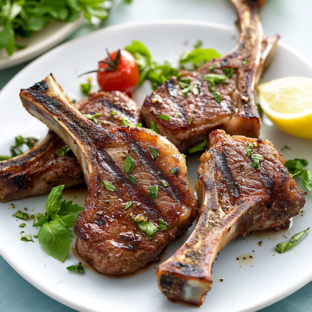 Grilled Lamb Chops on the Grill