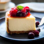 New York-Style Cheesecake Slice