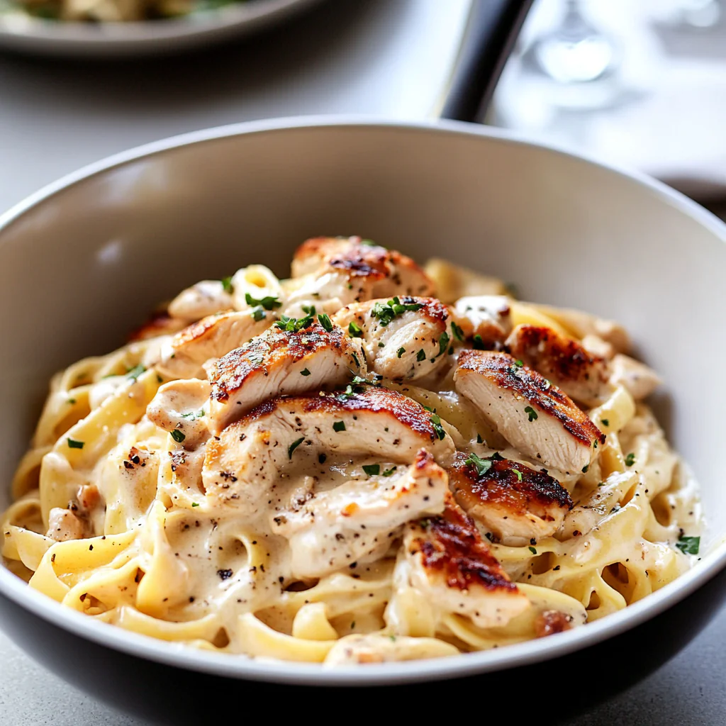 Easy Chicken Alfredo Dish