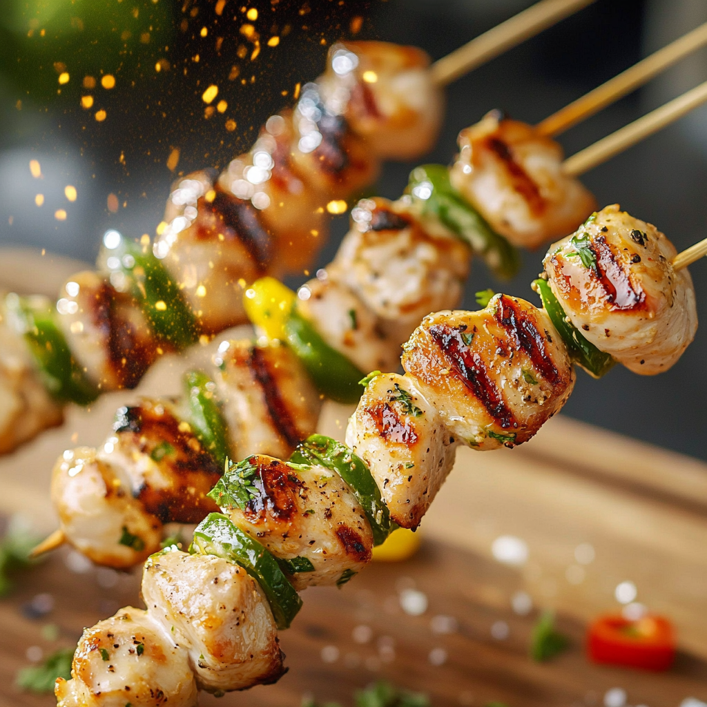 Grilled Chicken Skewers