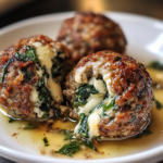 Spinach Garlic Meatballs