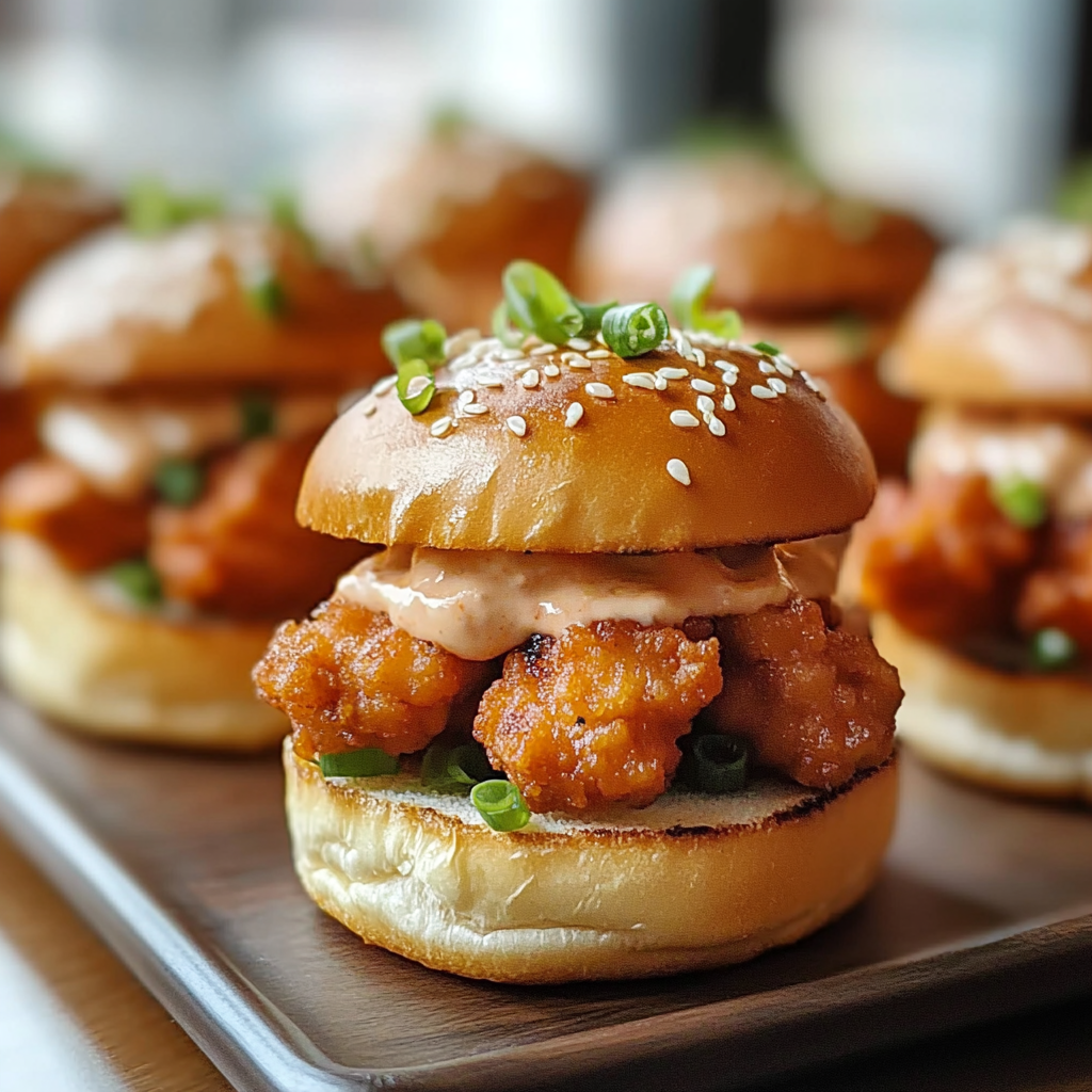 Bang Bang Chicken Sliders