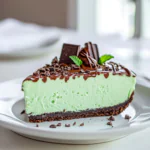 St. Patrick's Day Mint Chocolate Cheesecake