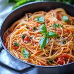 One Pot Spaghetti in a Delicious Sauce