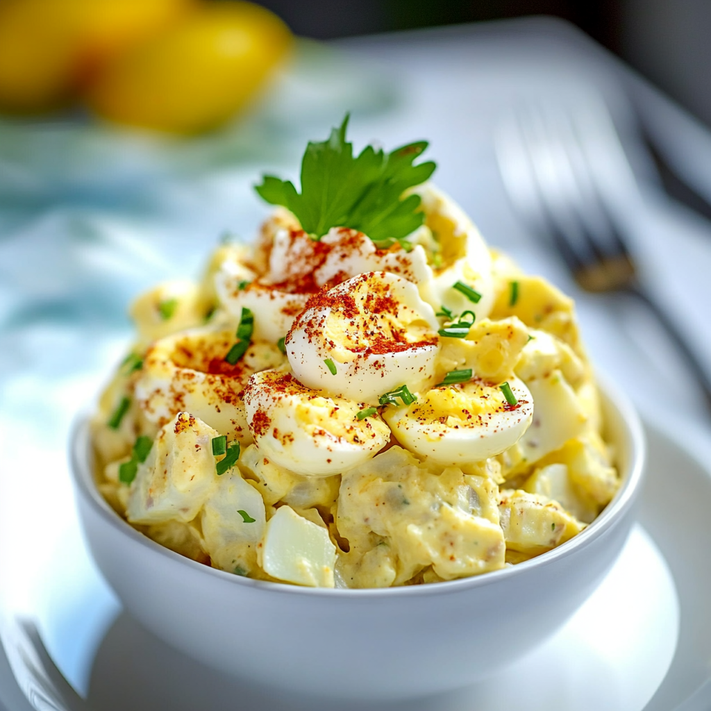 Easter Deviled Egg Potato Salad