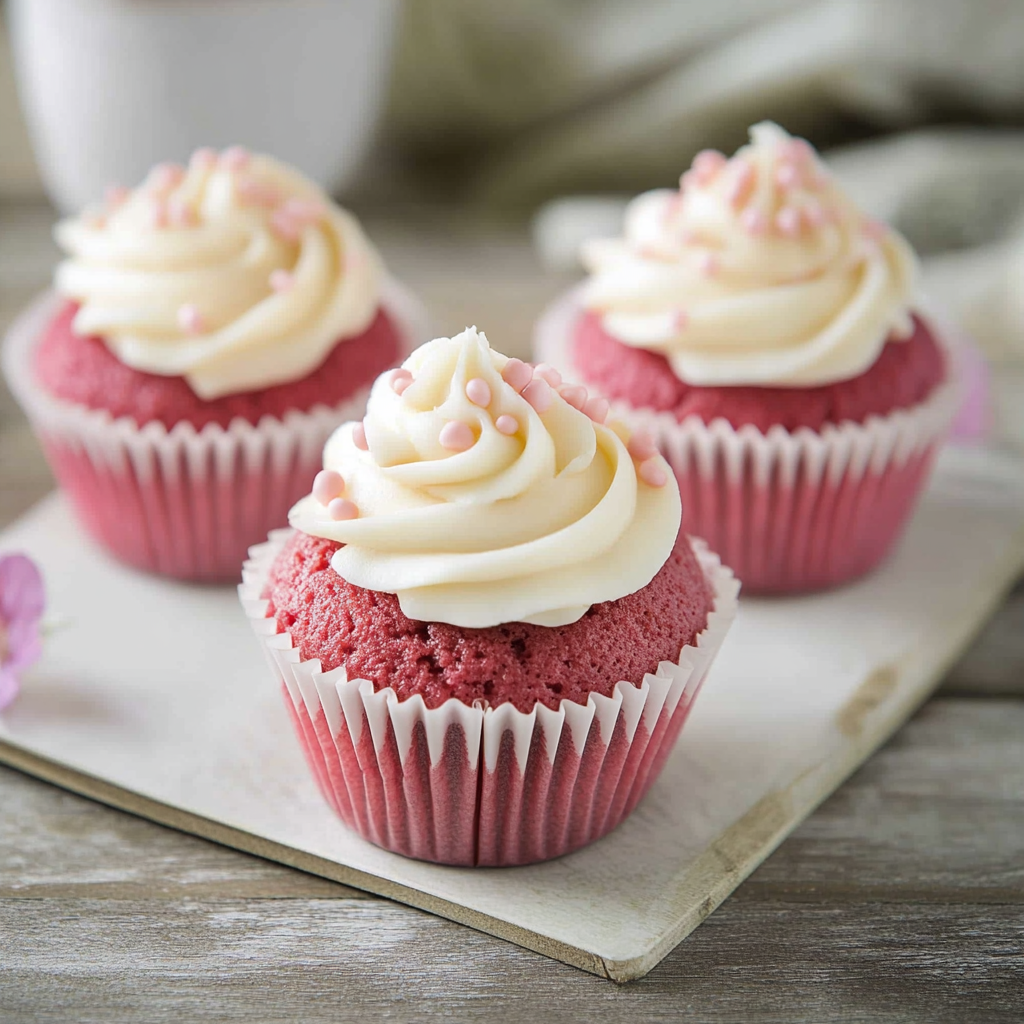 Pink Velvet Cupcake Delight