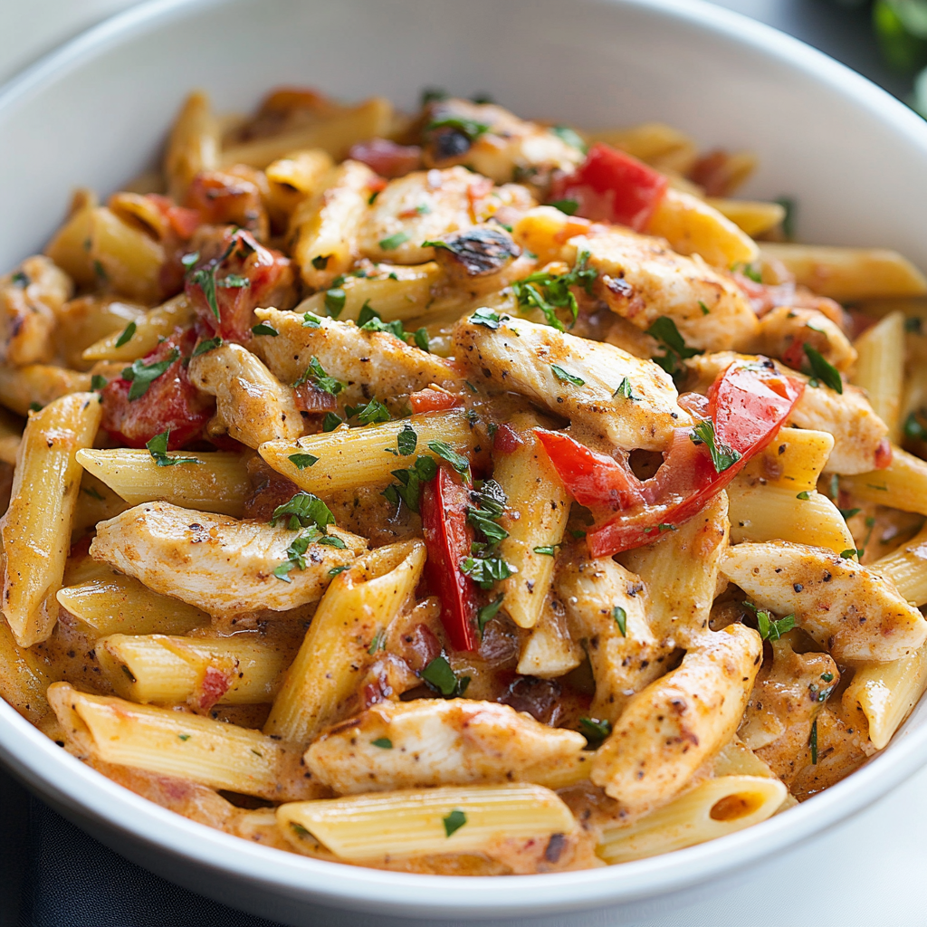 Cajun Chicken Pasta Dish