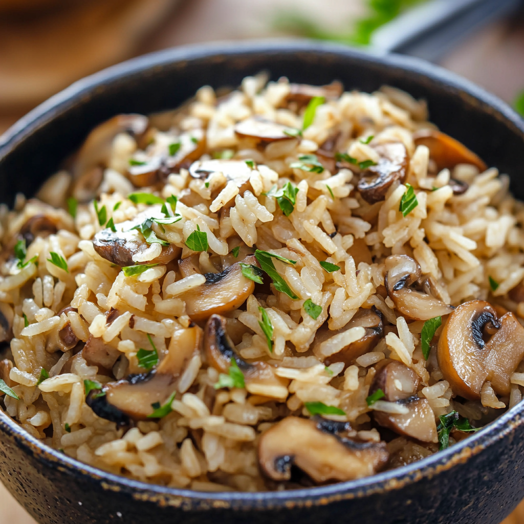 Delicious Mushroom Rice Dish