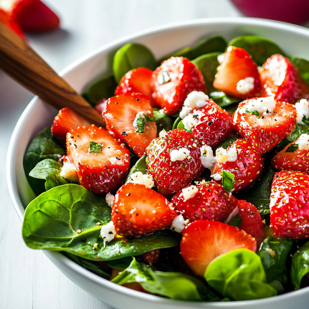 Classic Strawberry Spinach Salad