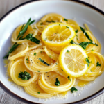 Lemon Garlic Pasta Dish