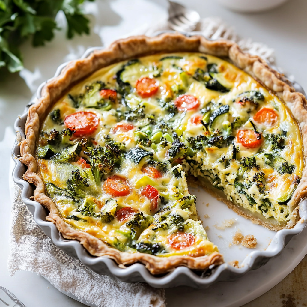 Springtime Vegetable Quiche