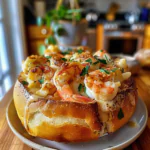 Stuffed Seafood Bread Bowl