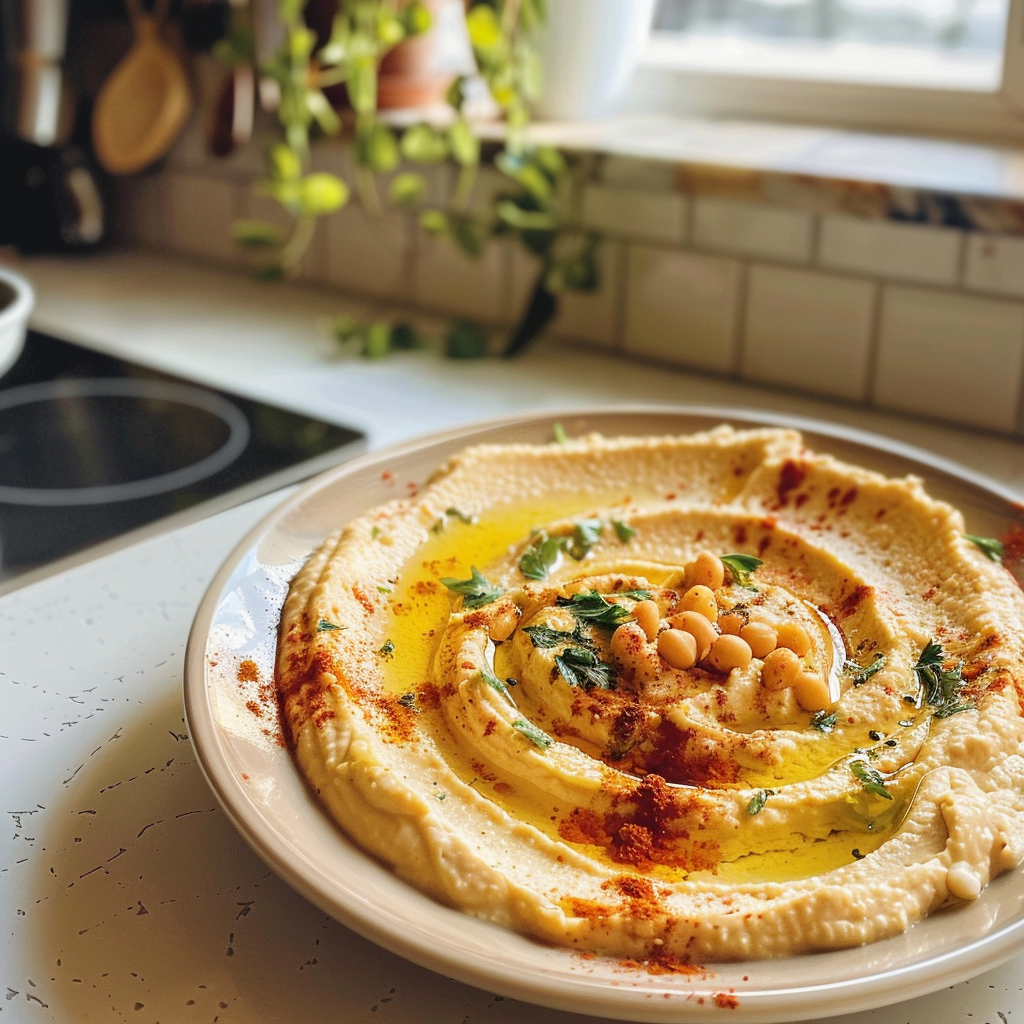 Homemade Hummus Bowl