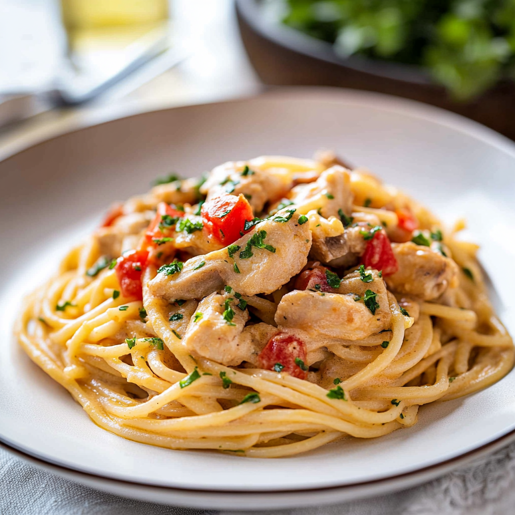 Delicious Chicken Spaghetti Dish