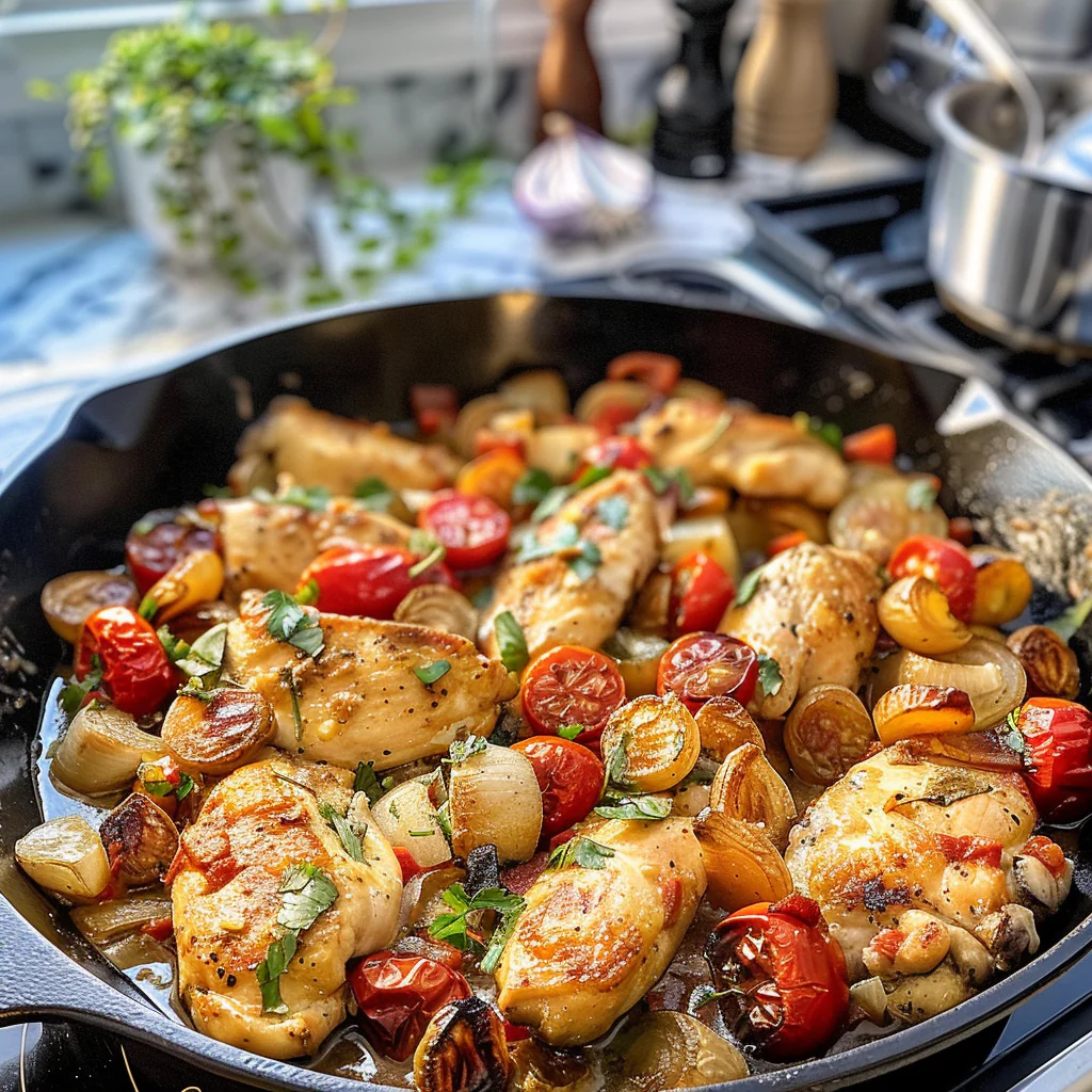 Mediterranean Chicken Skillet