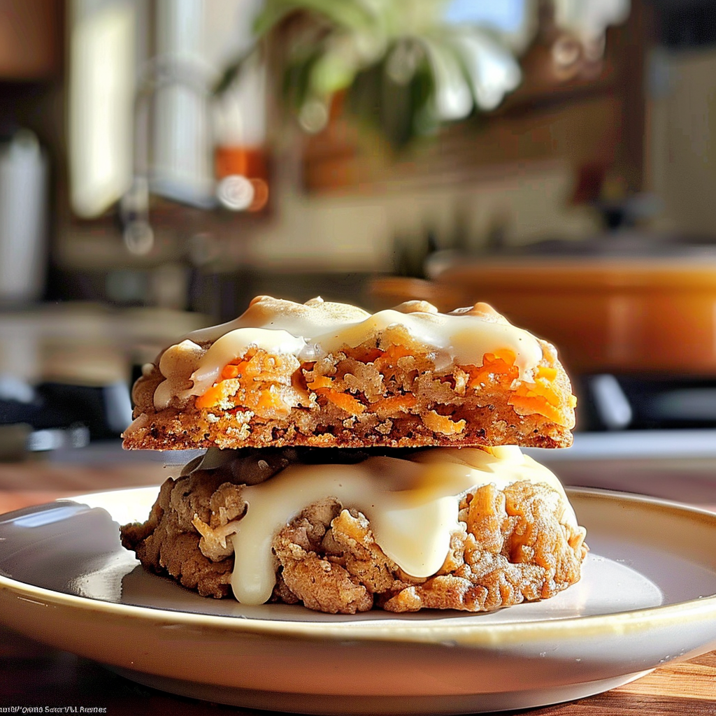 Carrot Cheesecake Cookies