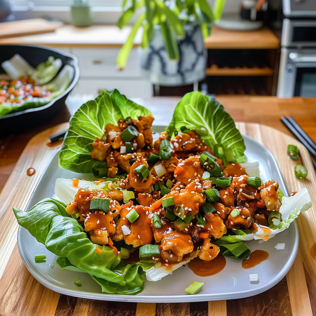 Chicken Lettuce Wraps