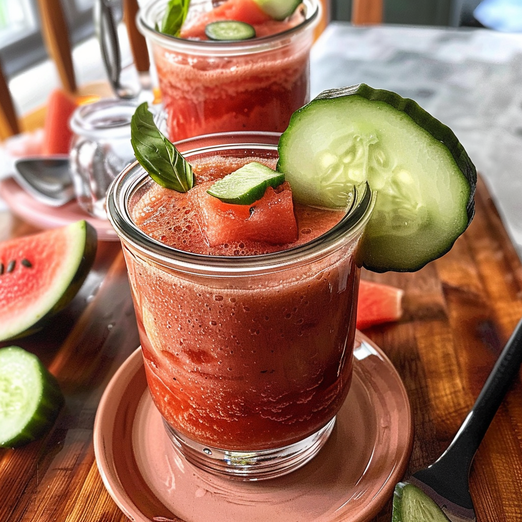 Watermelon Cucumber Smoothie