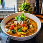 Chicken Curry Soup Bowl