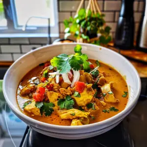 Chicken Curry Soup Bowl