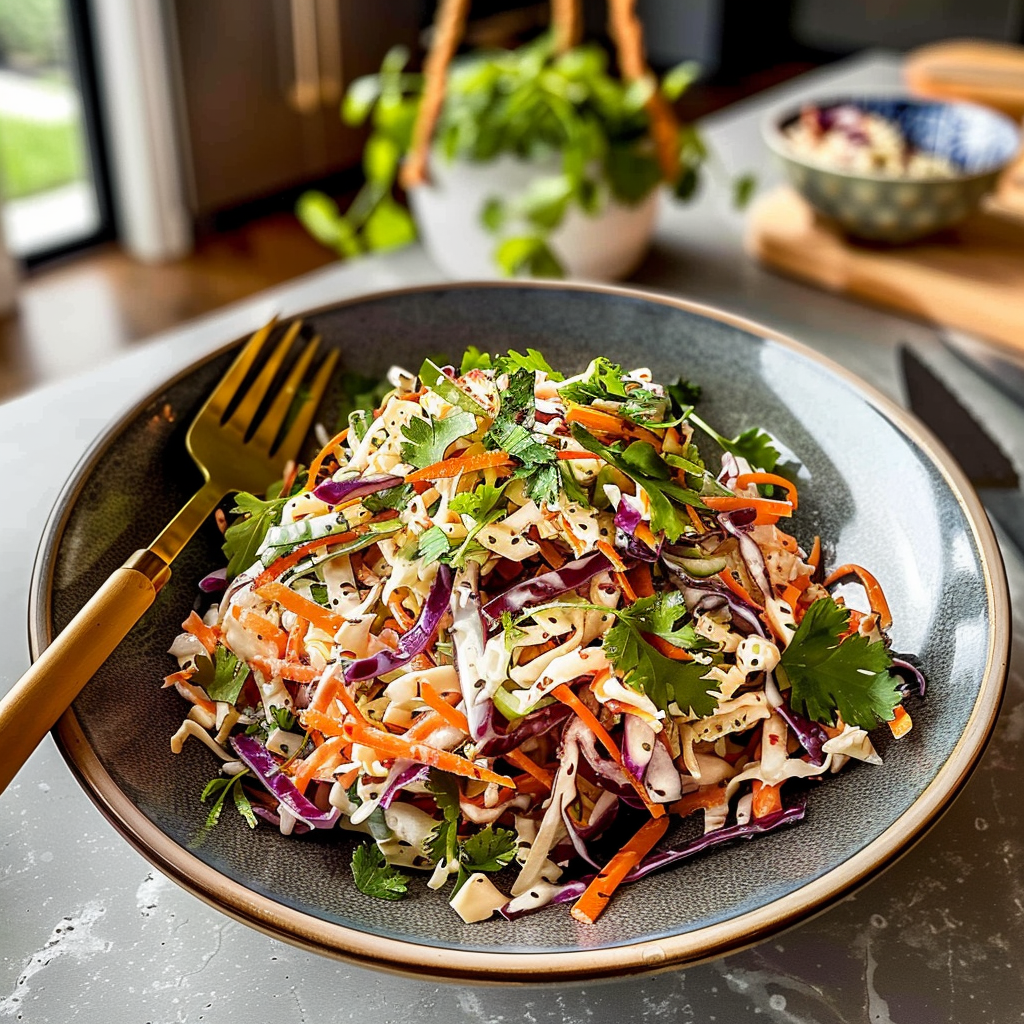 Classic Coleslaw with Greek Yogurt Dressing