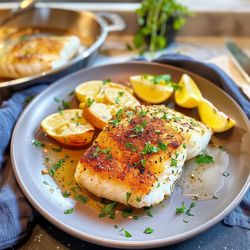 Lemon Herb Cod Dish