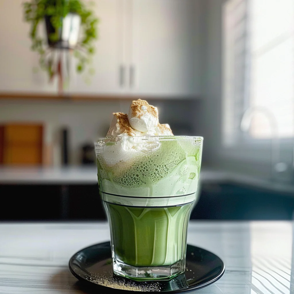 Matcha Ice Cream Float
