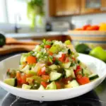 Delicious Pickle-Infused Salsa in a Bowl