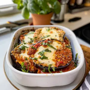 Eggplant Parmesan Dish