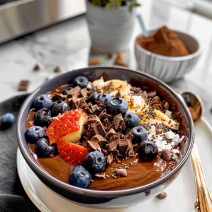 Chocolate Protein Smoothie Bowl