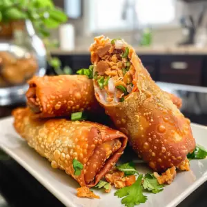 Fusion Taco Egg Rolls