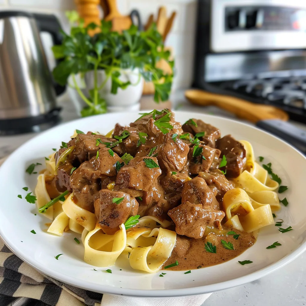 Delicious Beef Stroganoff