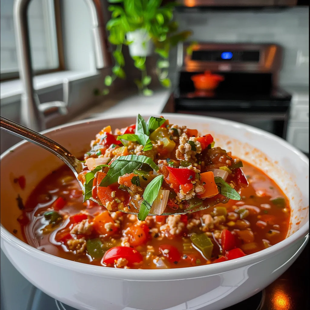 Stuffed Pepper Soup