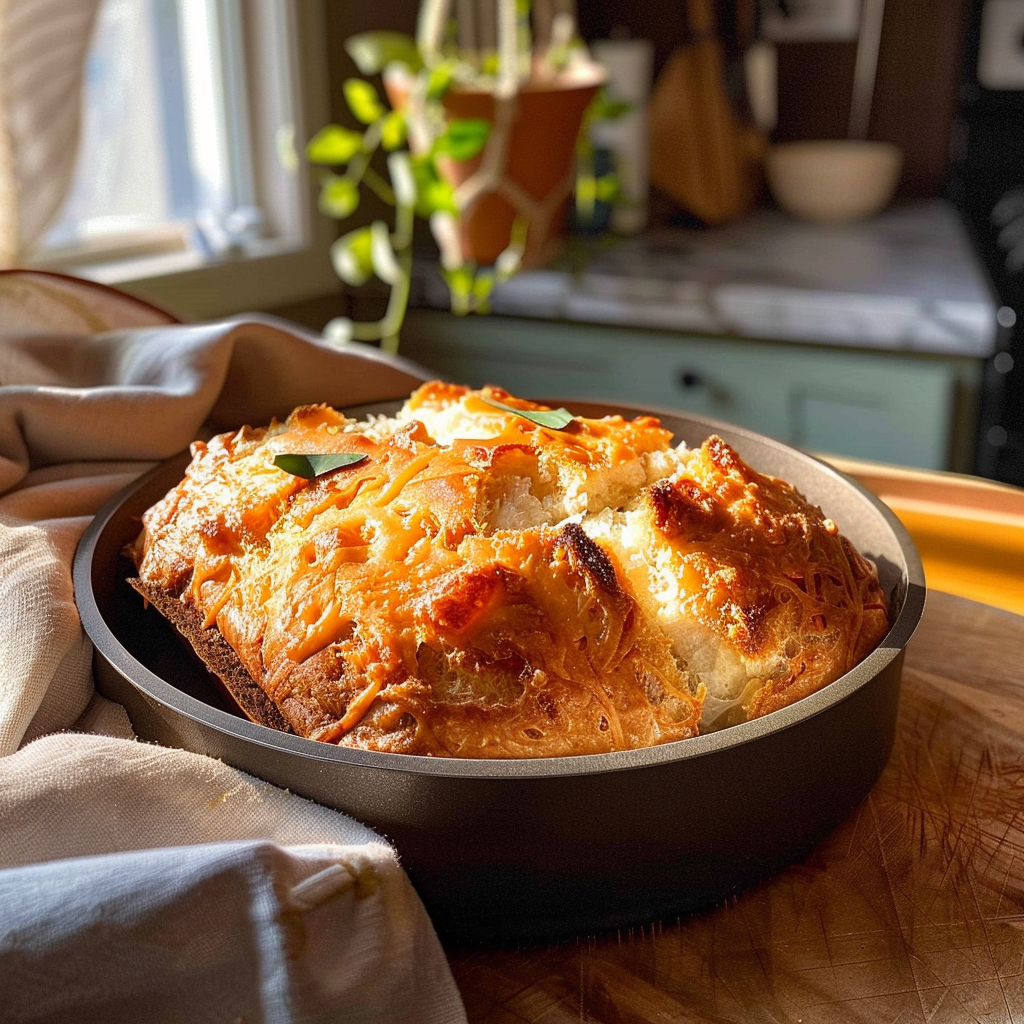 Delicious Cheese Bread Freshly Baked