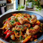 Sausage and Peppers Dish