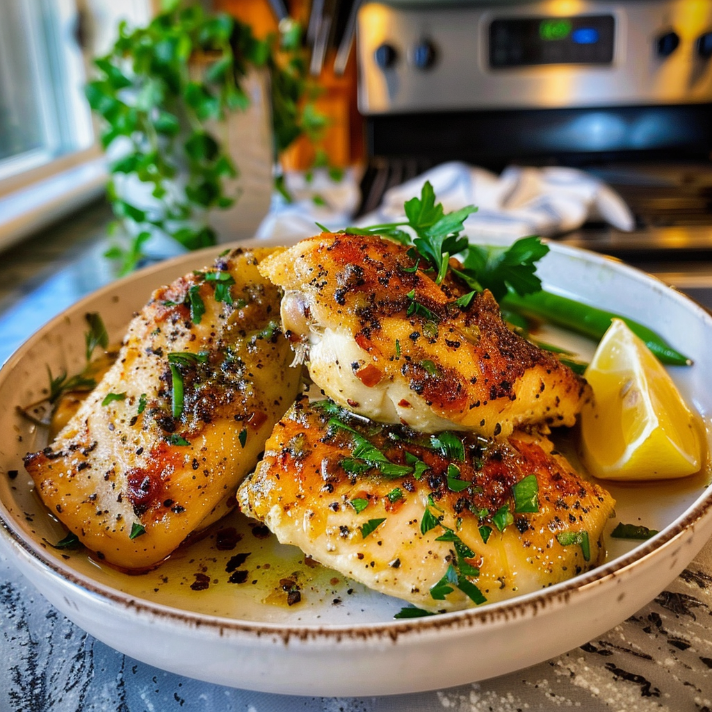 Lemon Pepper Chicken Dish