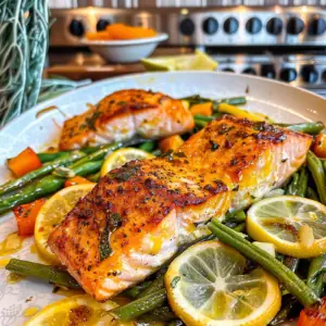 Butter Garlic Salmon Dish