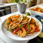 Sheet Pan Shrimp Fajitas