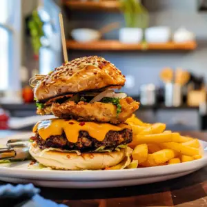 Crispy Smash Burgers on Grill