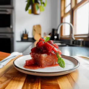 Rhubarb Vanilla Compote