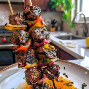 Grilled Steak Kebabs