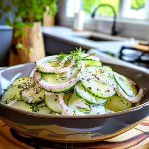 Creamy Cucumber Salad