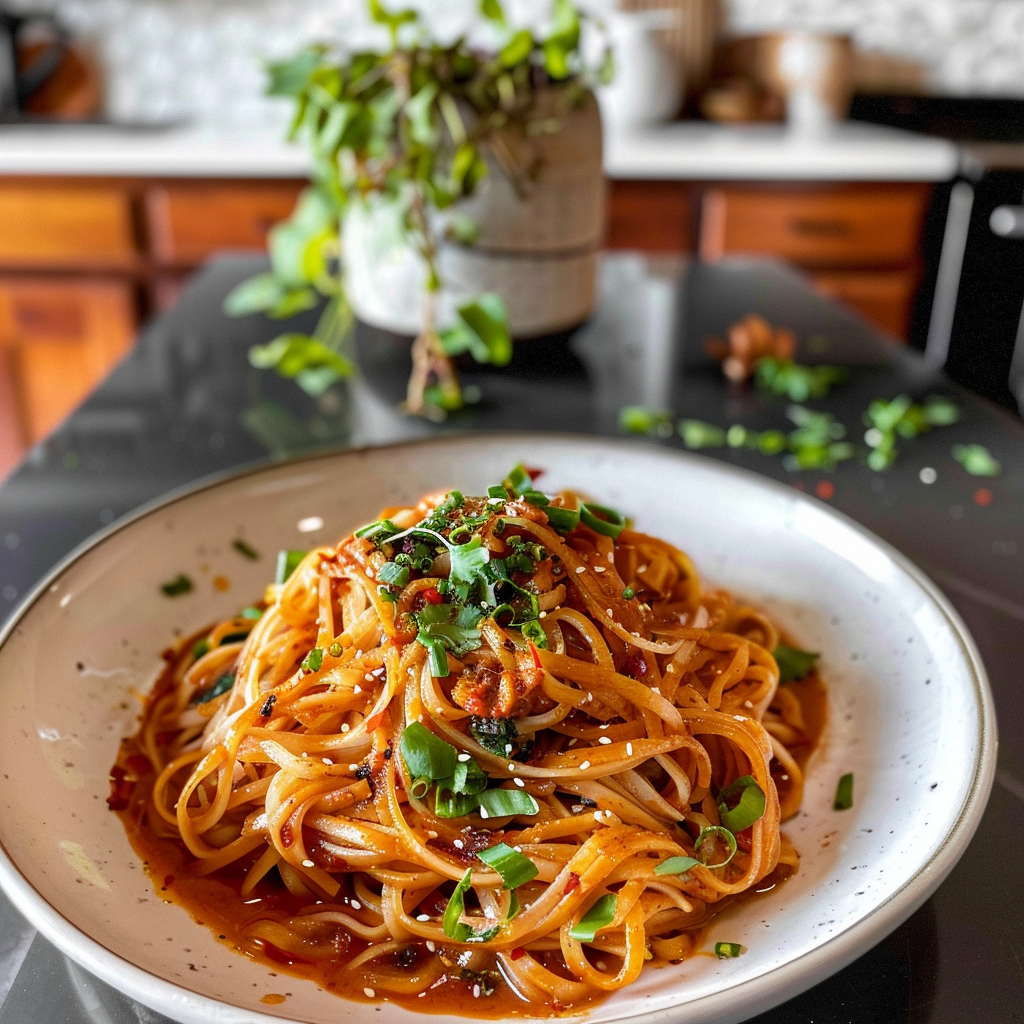 Thai Red Curry Noodles