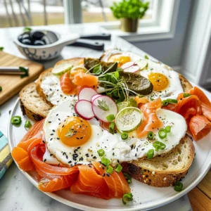 Smoked Salmon Breakfast Platter