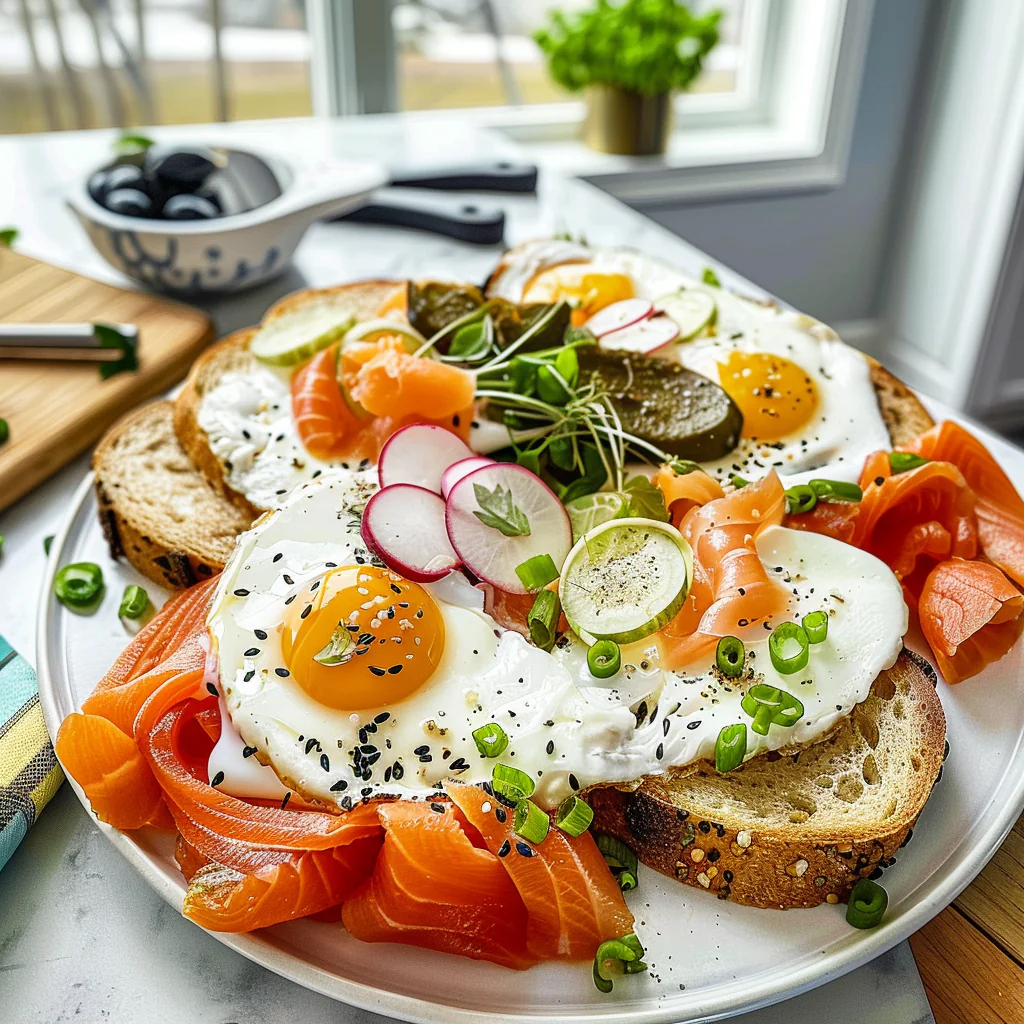 Smoked Salmon Breakfast Platter